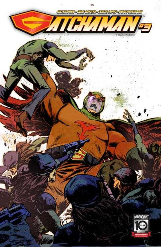 Gatchaman #3 Cover B Sanford Greene Connecting Variant