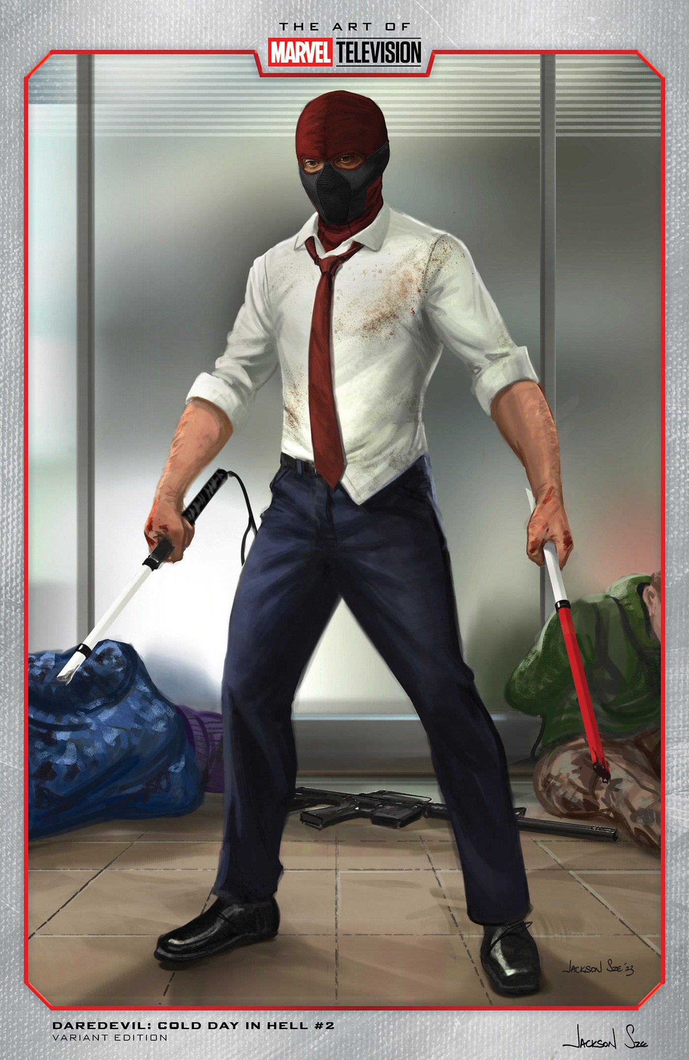 Daredevil: Cold Day In Hell #2 Jackson Sze Marvel Television Variant