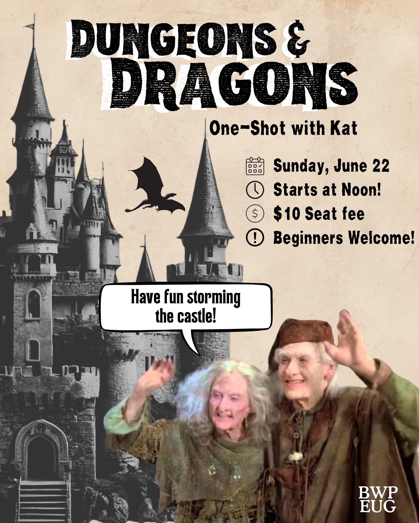 TTRPG Seat Fee