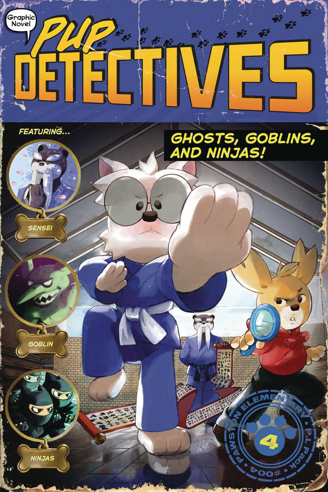 Pup Detectives Graphic Novel Volume 04 Ghosts Goblins & Ninjas