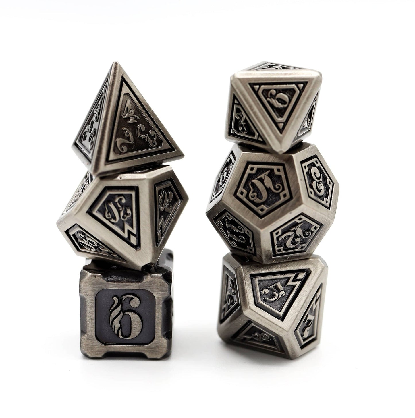ALCHEMIST METALS RPG DICE SET: IRON