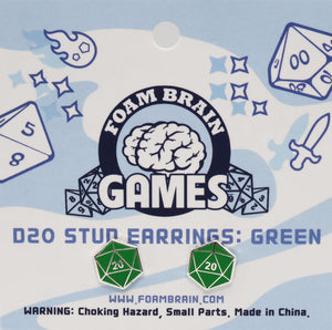 D20 Stud Earrings