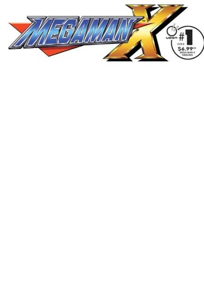 Mega Man X Timelines #1 (One Shot) Cover D Blank Sketch Variant Previously Foc'D On 5/5/2025