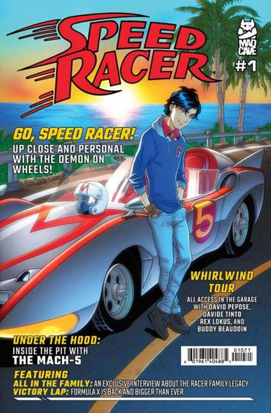 Speed Racer #1 Cover G 10 Copy Chris Batista Car Magazine Homage Unlock Variant