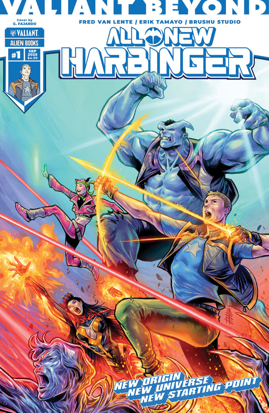 Valiant Beyond: All New Harbinger #1 Variant B (Fajardo Wraparound Variant)