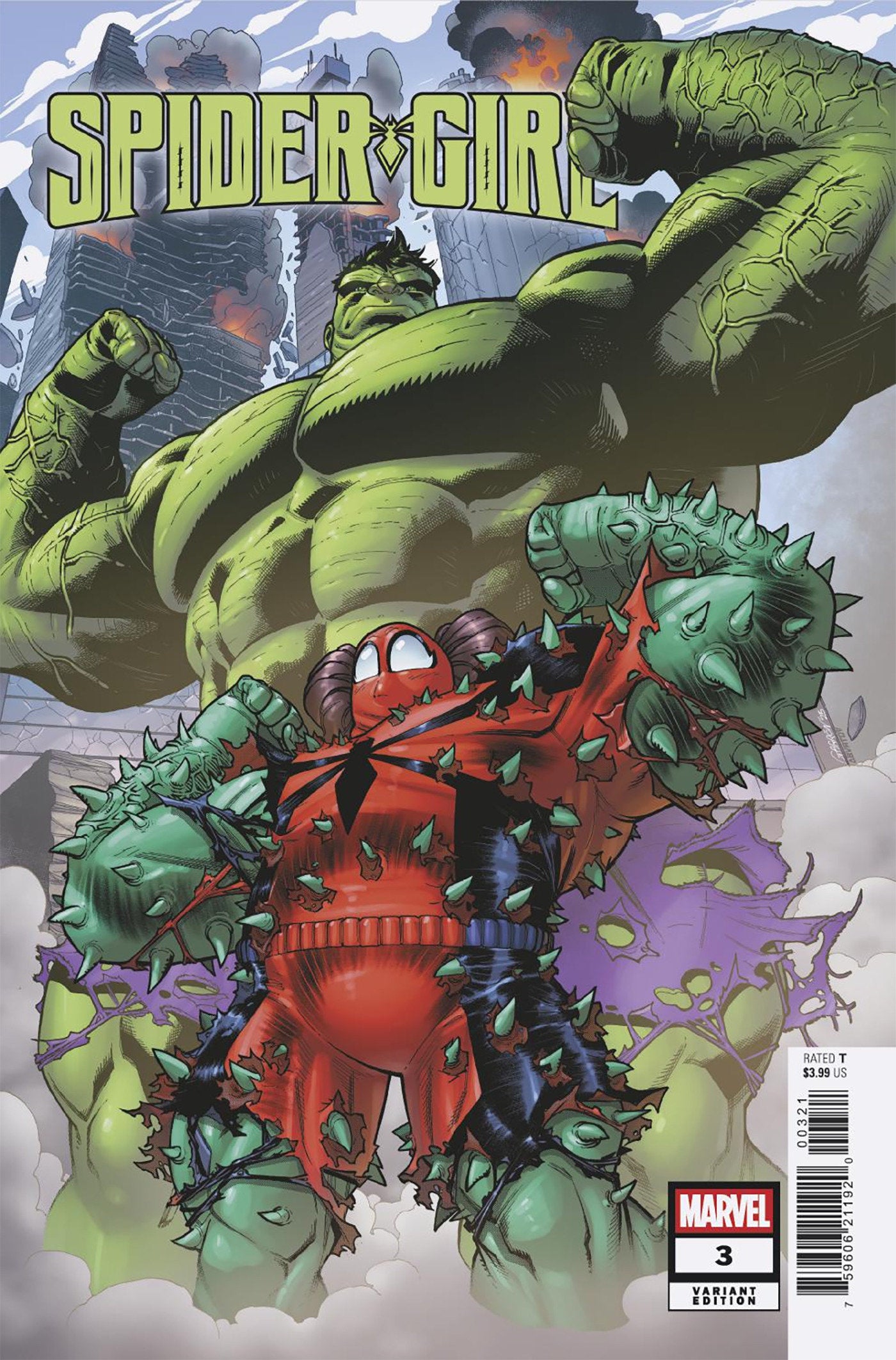 Spider-Girl #3 Javier Garron Spider-Girl Funhouse Mirror Variant