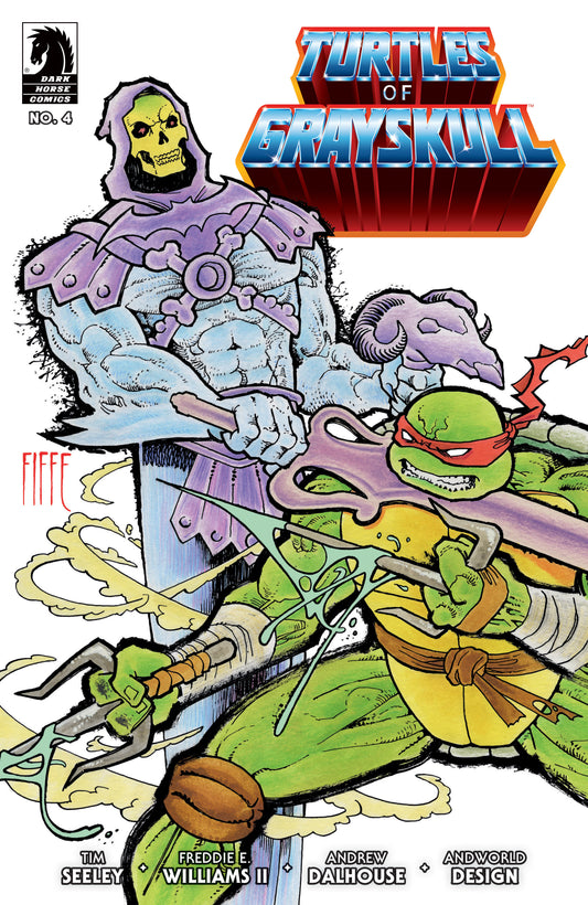 Masters Of Universe Teenage Mutant Ninja Turtles Turtles Of Grayskull #4 Cover B Fiffe