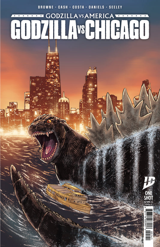 Godzilla vs America Chicago #1 2nd Print Cash