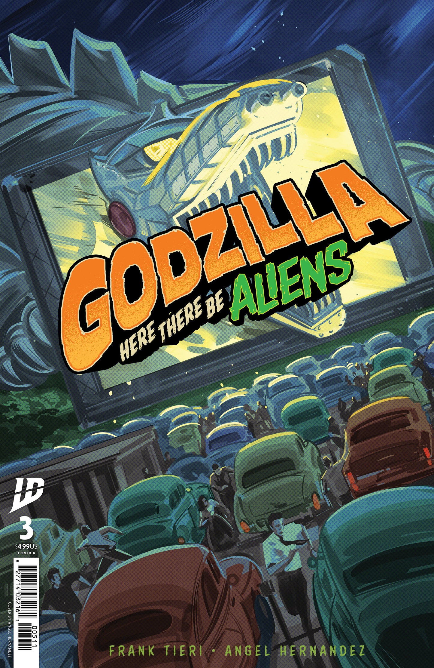 Godzilla: Here There Be Aliens #3 Variant B (Hernandez)