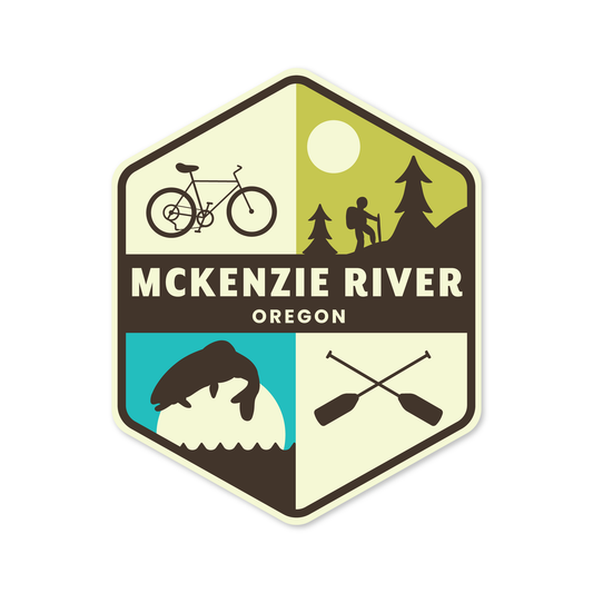 McKenzie River Sticker