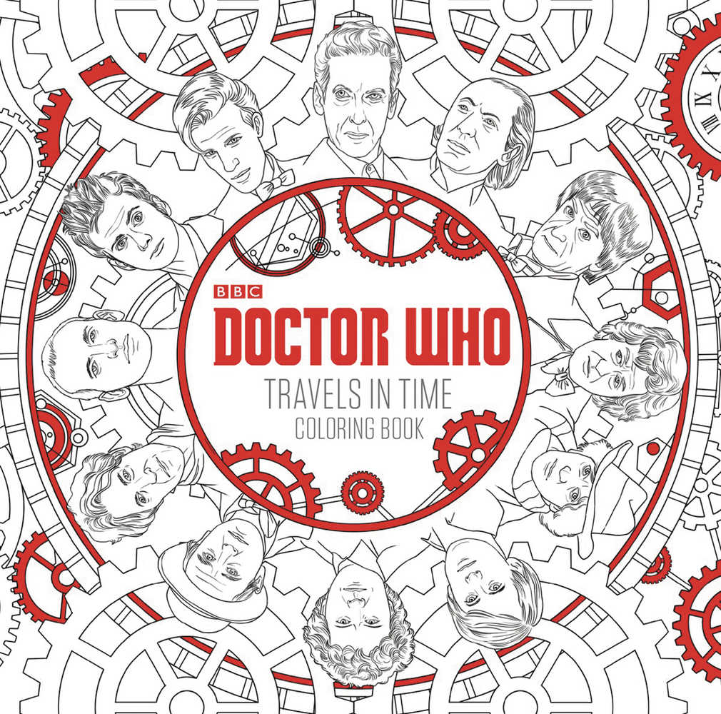 Doctor Who Travels In Time Coloring Book