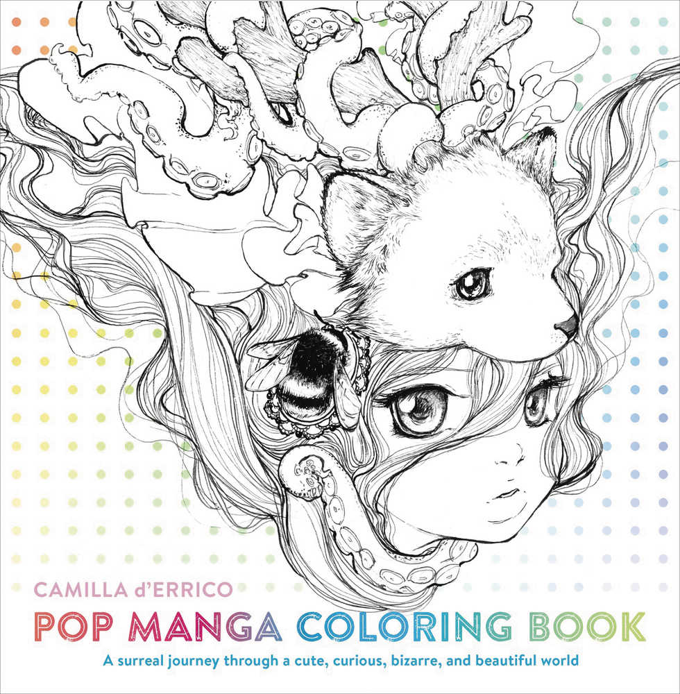 Pop Manga Creepy & Cute Coloring Book