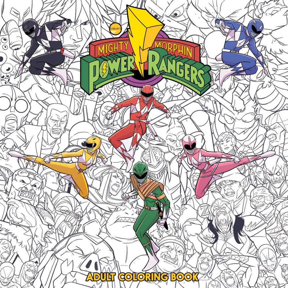 Mighty Morphin Power Rangers Adult Coloring Book TPB