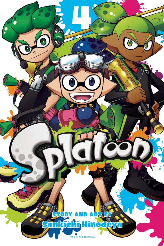 Splatoon Manga Graphic Novel Volume 04