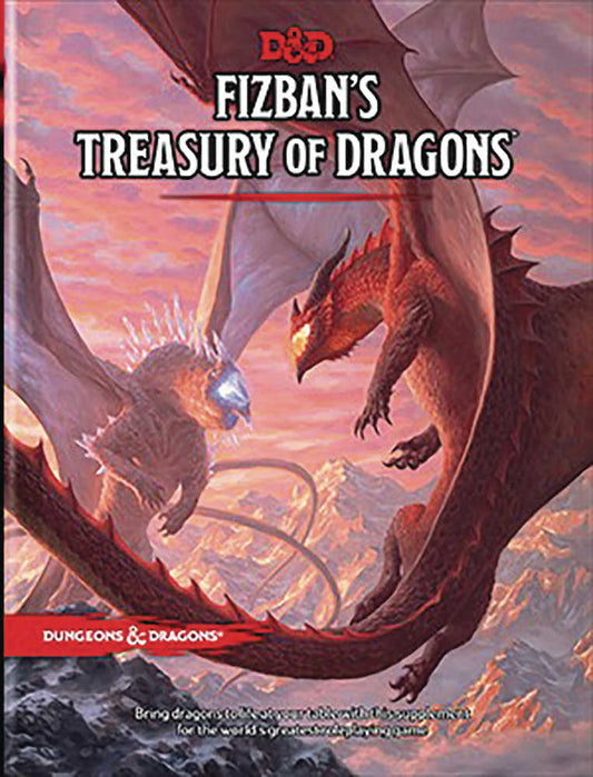D&D Role Playing Game Fizbans Treasury Of Dragons Hardcover