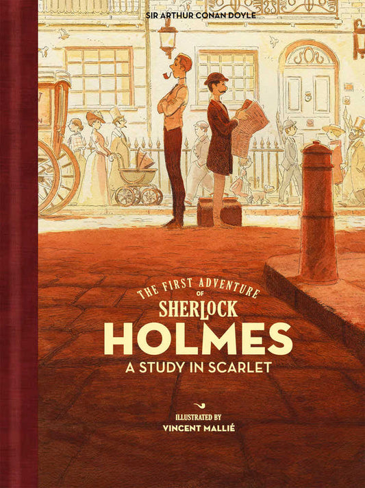 First Adventure Sherlock Holmes Study In Scarlet Hardcover