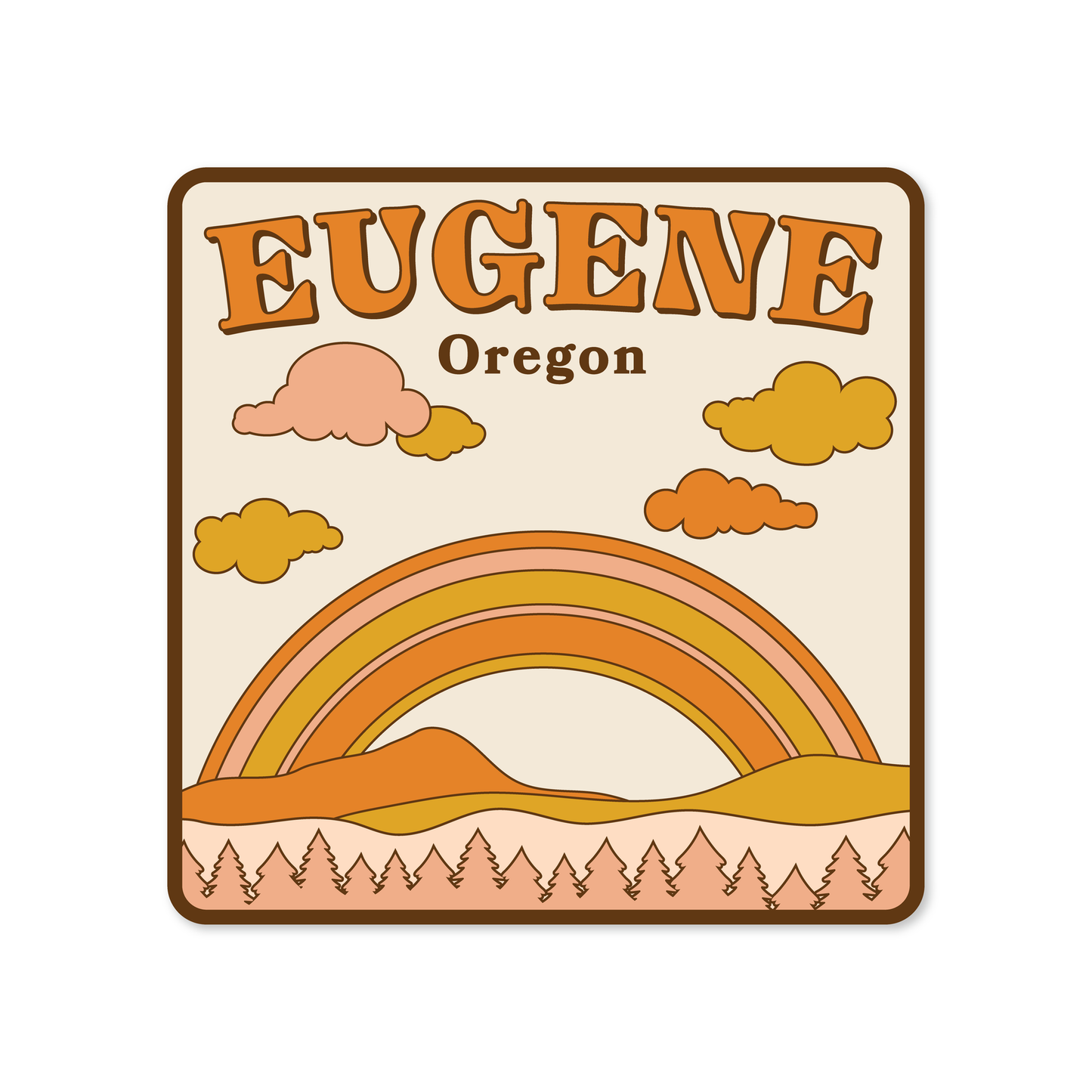 Eugene, Oregon Sticker