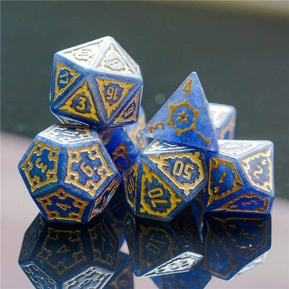 Huge Blue Castle Dice