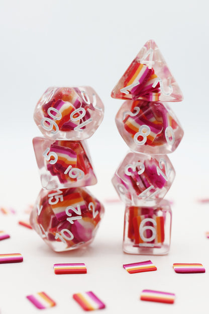 Lesbian Pride Dice