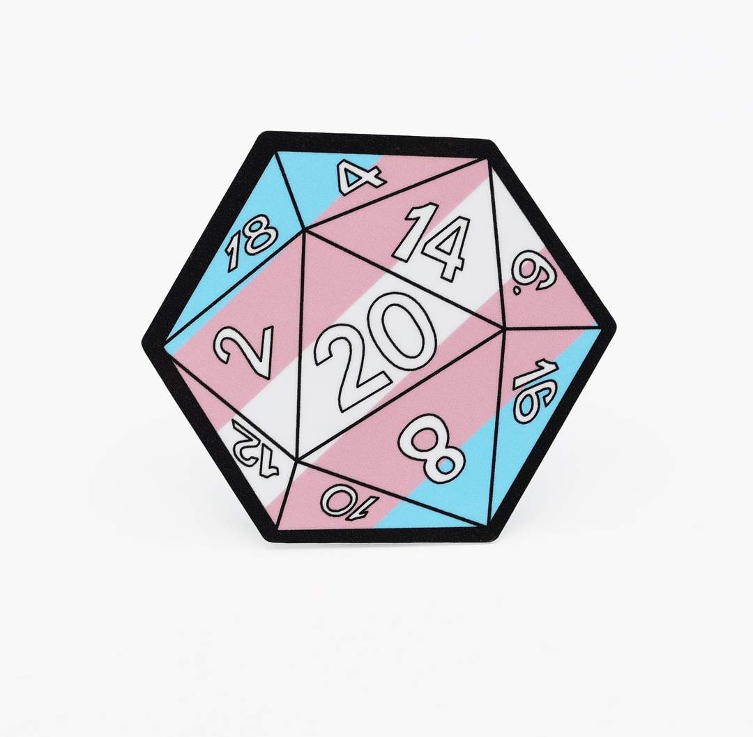 D20 Pride Stickers