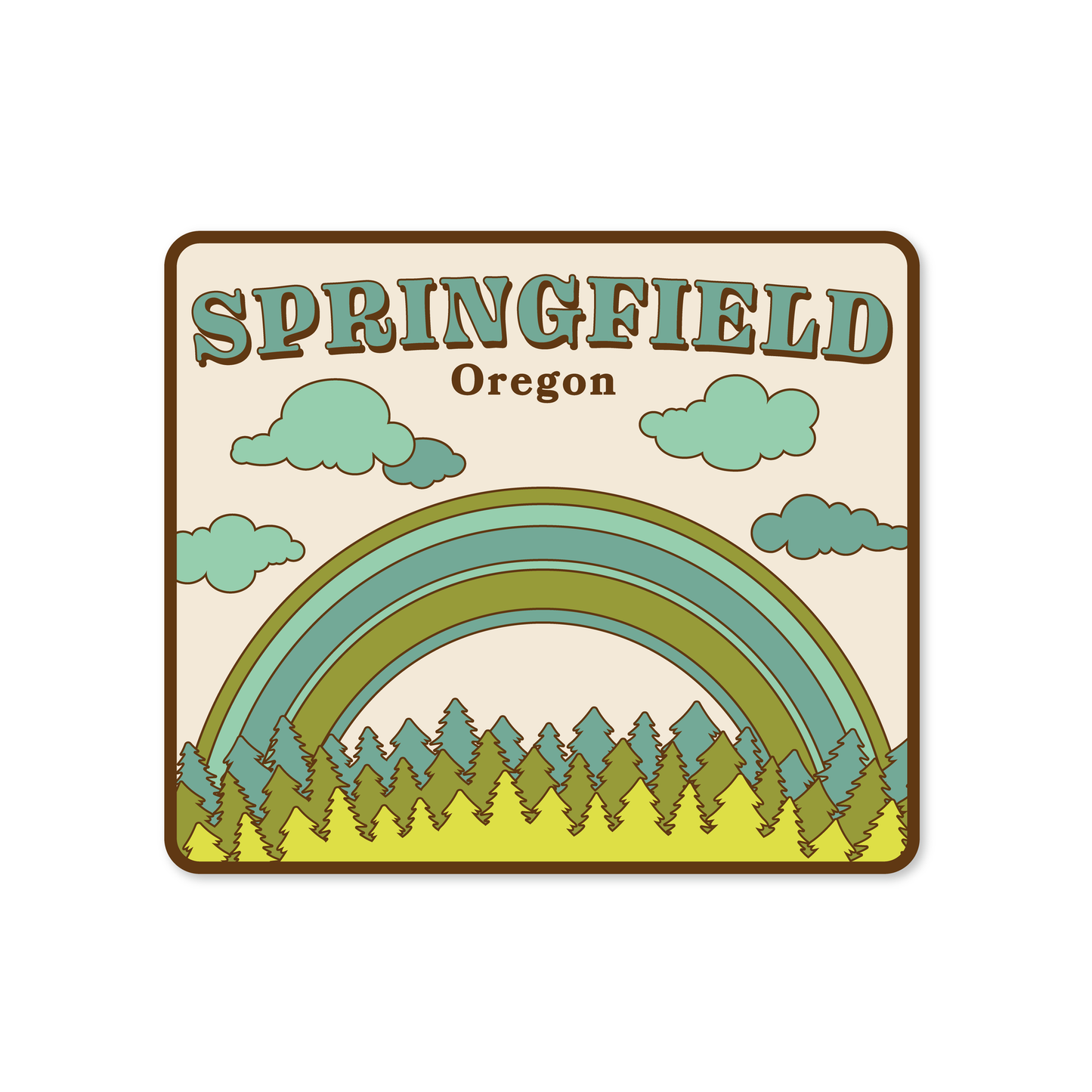 Springfield, Oregon Sticker