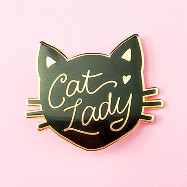 Cat Lady Pin by Little Arrow