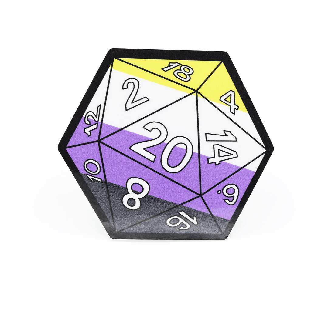 D20 Pride Stickers