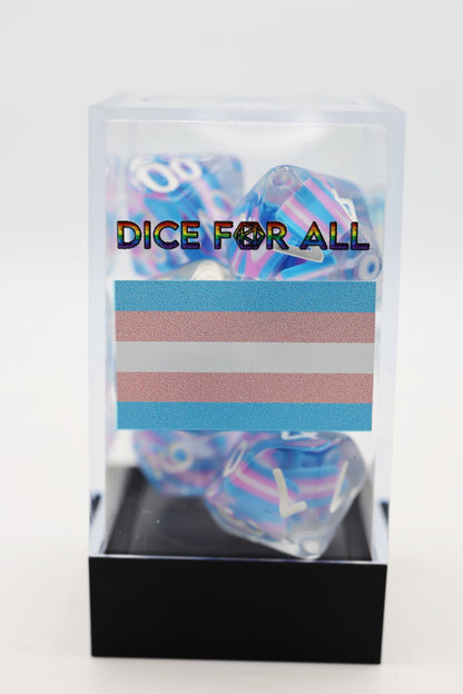 Trans Pride Dice
